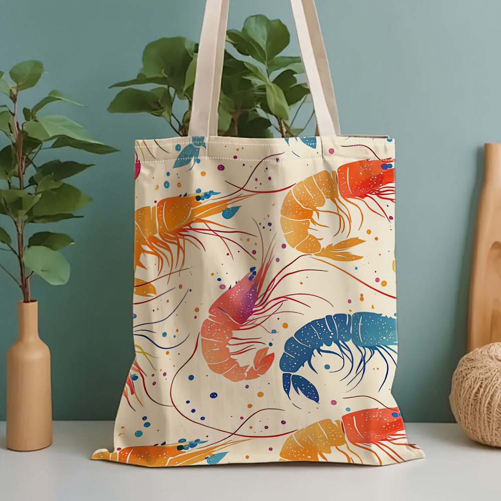 Women'S Bags Very - Borsa tote con motivo gamberetti colorati,