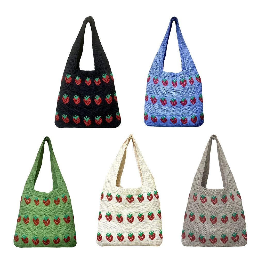 Crochet Market Bag - Borsa da Donna Lavorata a Maglia,