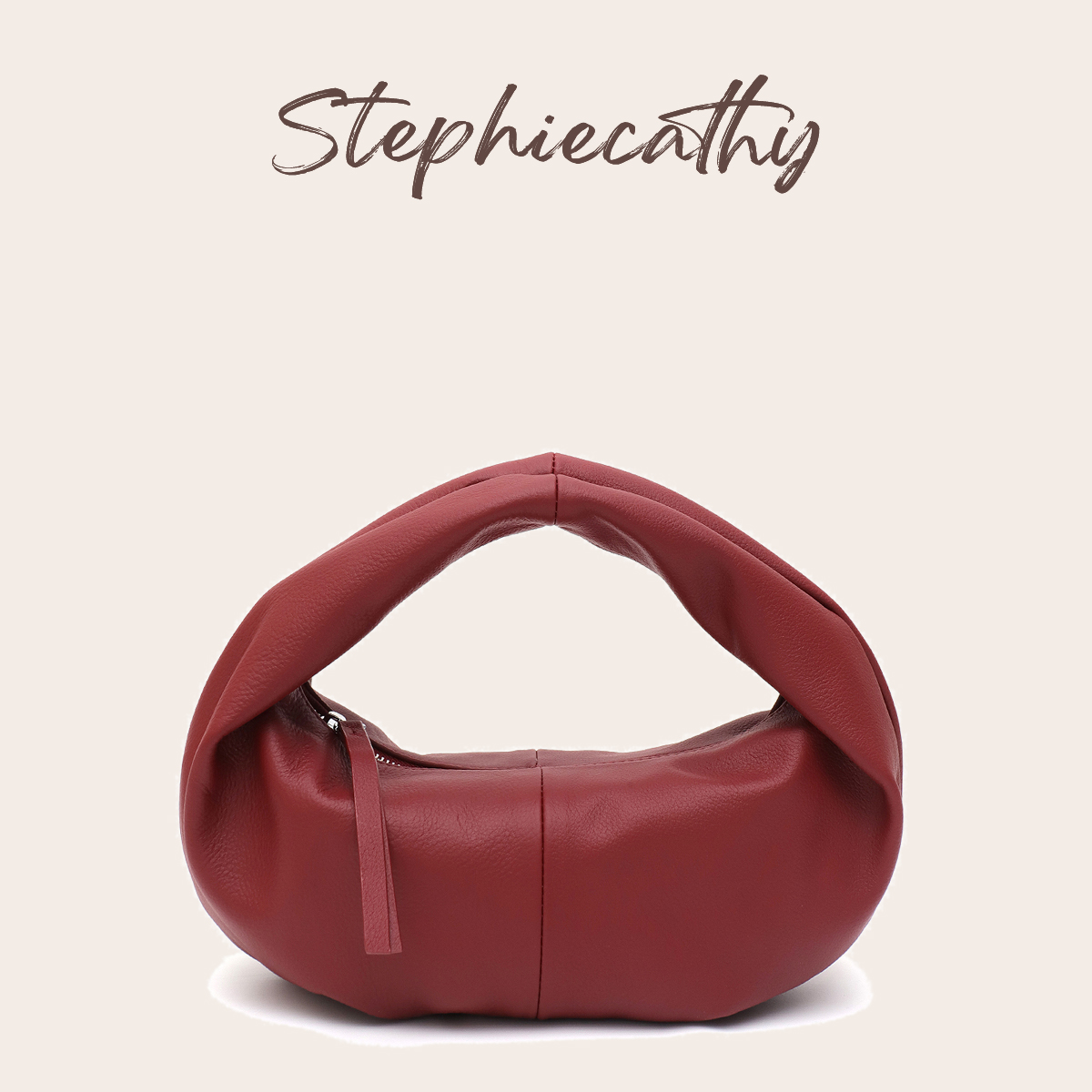 Hobo Bag Slouchy - Borsa Hobo in Vera Pelle Morbida