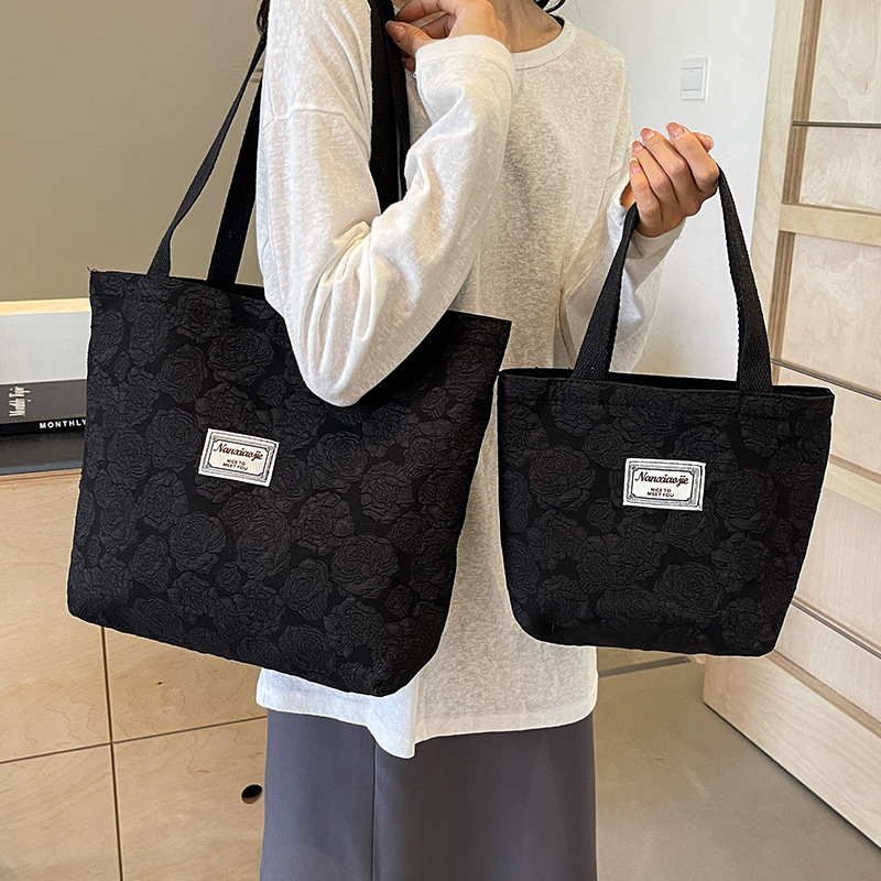 Women Bags For College - Borsa tote in tela stile coreano