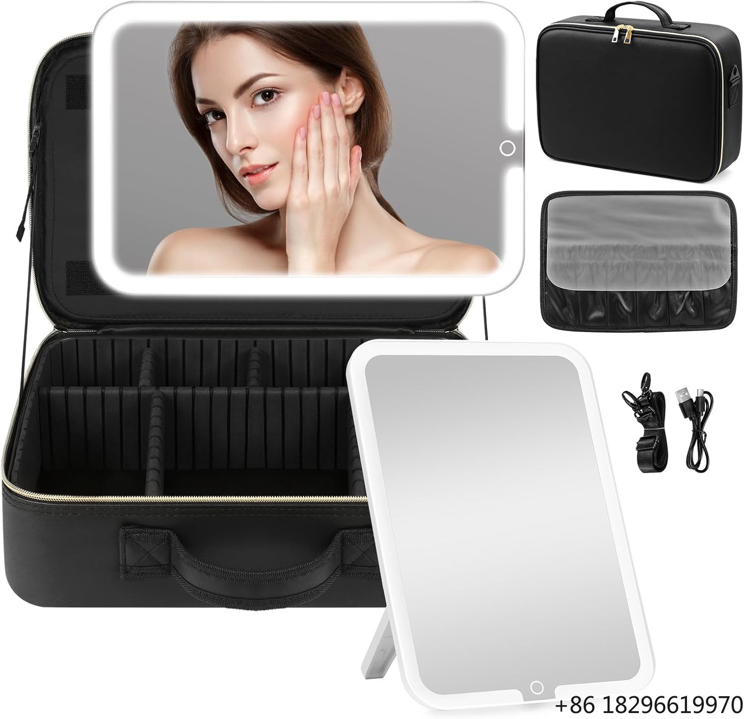 Women Vanity Bags - Borsa da viaggio portatile per il