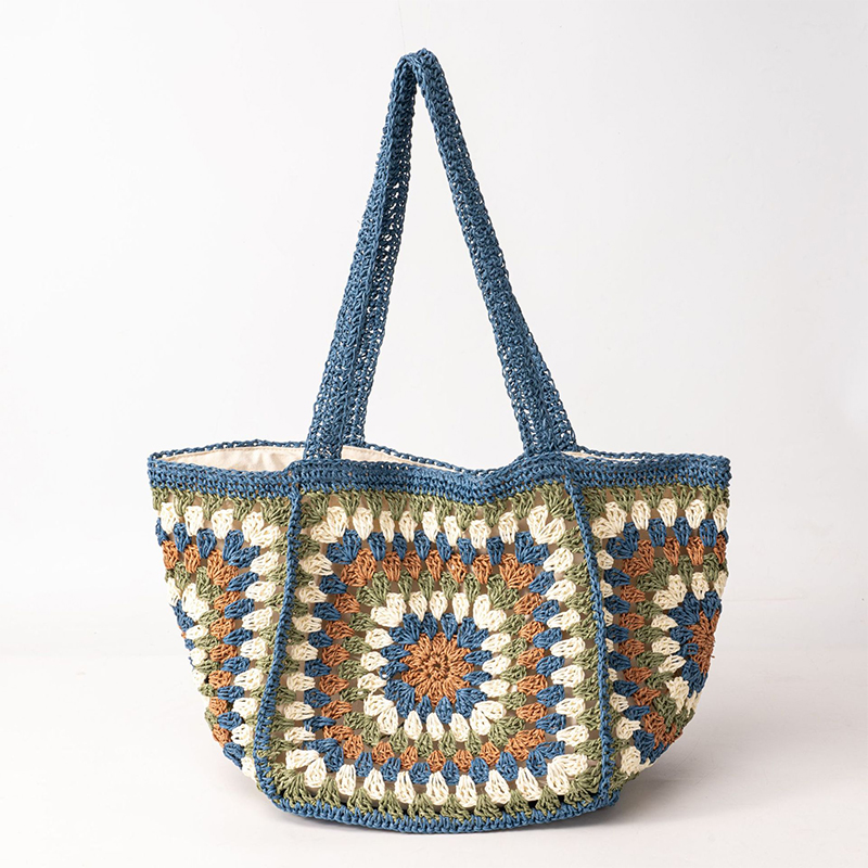 Crochet Market Bag - Borsa estiva intrecciata a mano Borsa