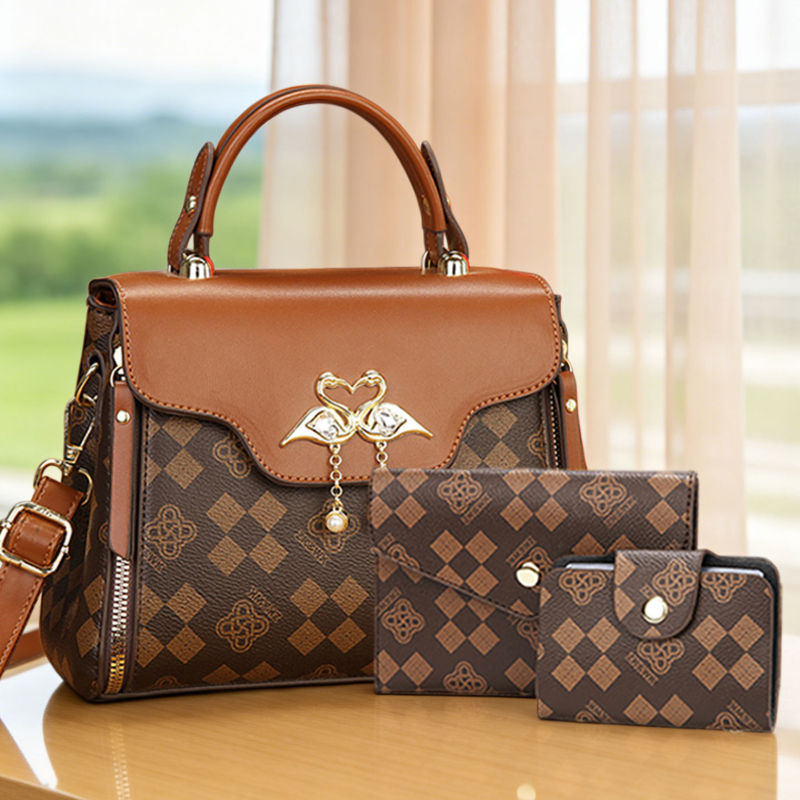 Women'S Crossbody Bags - Set di 3 borse da donna,