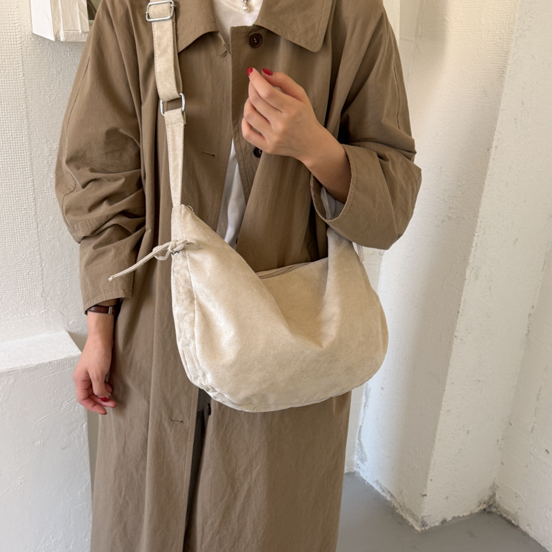 Borsa Hobo in Pelle PU Lavata  - Hobo Bag Slouchy recensione e prezzo