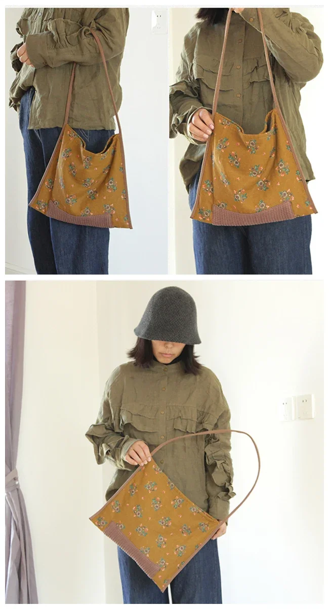 Moda femminile cotone morbido  - Hobo Bag Slouchy recensione e prezzo