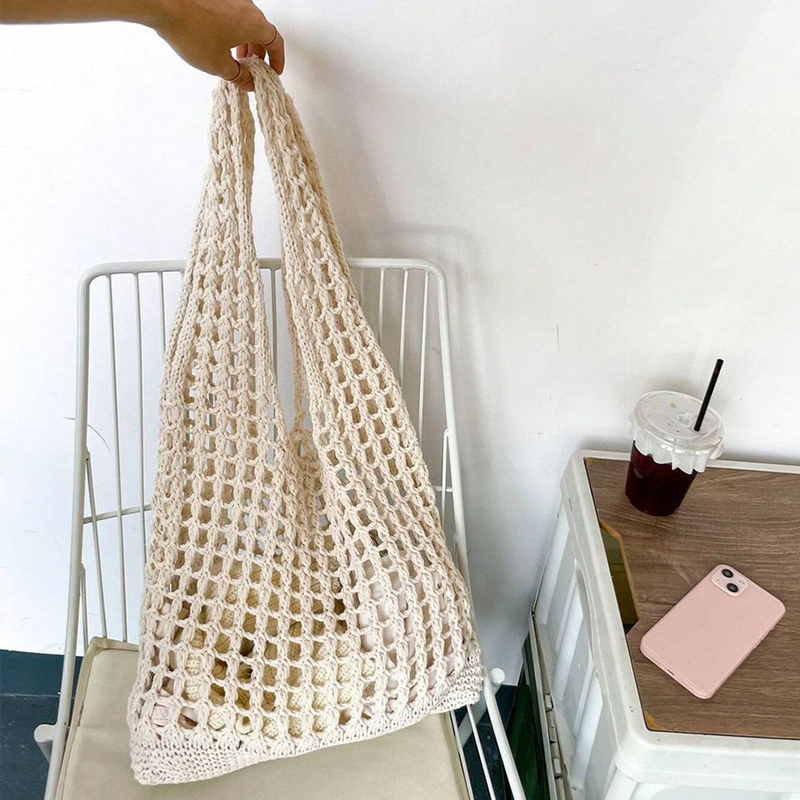 Borse all'uncinetto alla moda  - Crochet Market Bag recensione e prezzo