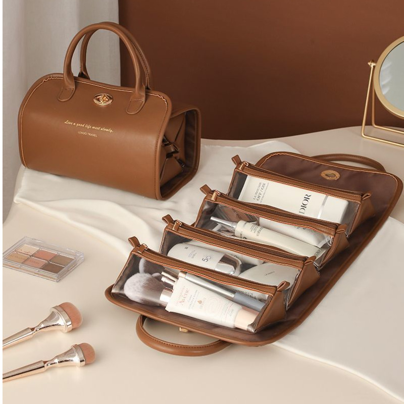 Borsa per il trucco 4 in 1, or - Women Vanity Bags recensione e prezzo