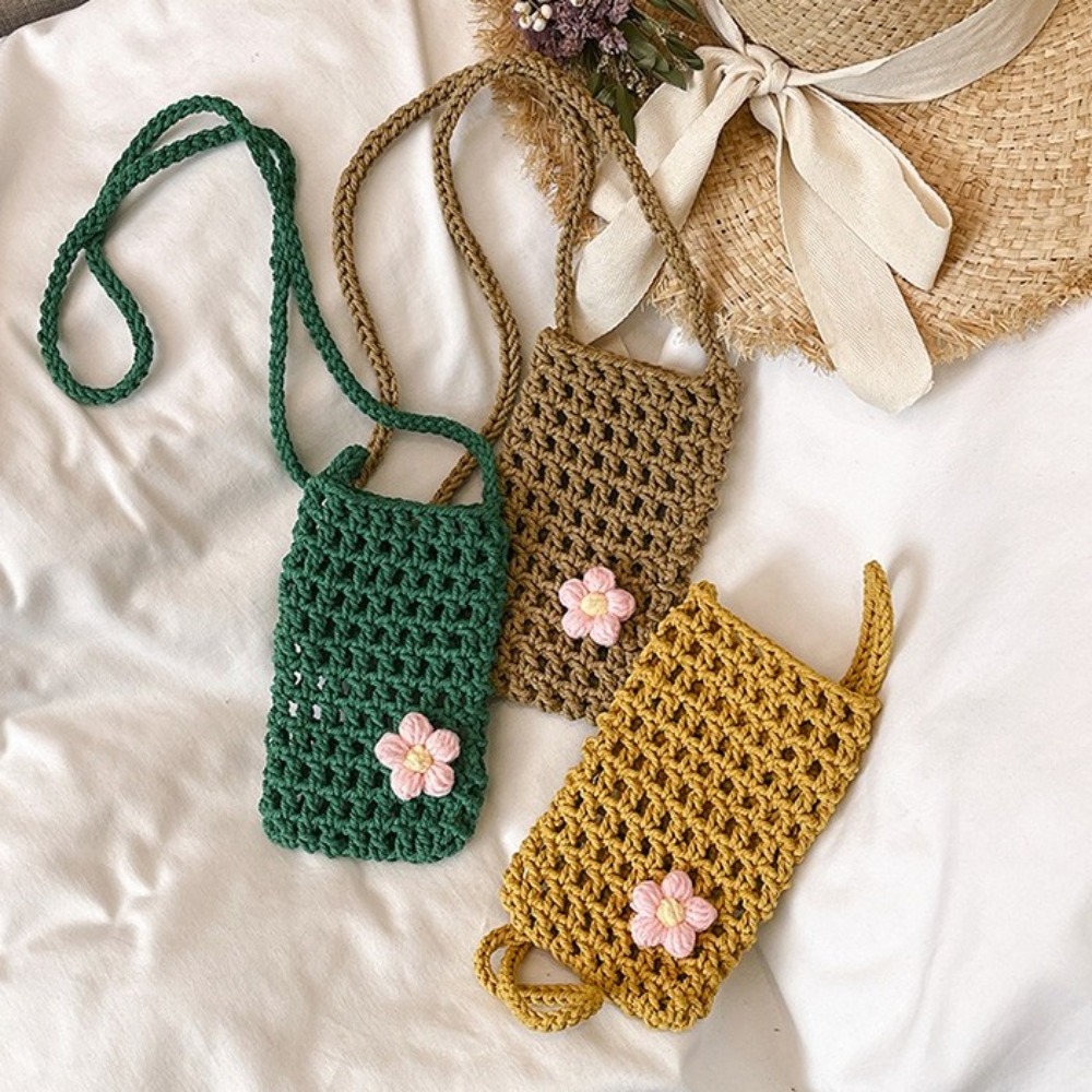 Borsa a tracolla con tessitura - Crochet Market Bag recensione e prezzo