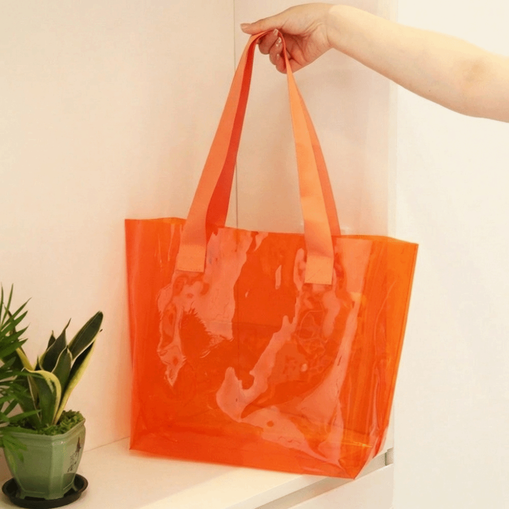 Borsa Trasparente in PVC Color - Hobo Bag Slouchy recensione e prezzo