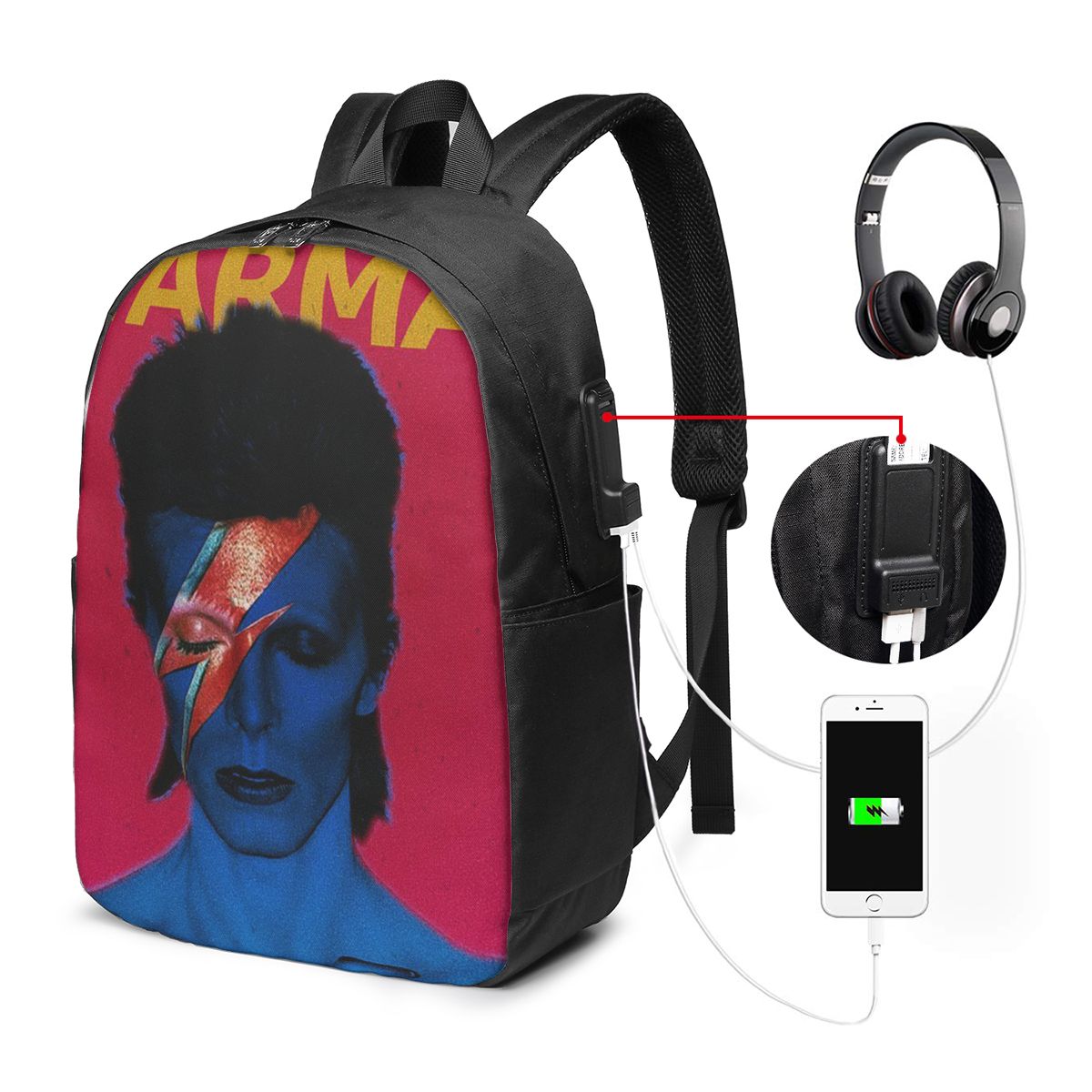 Zaino Davids Bowied, borsa da  - Women Bags For College recensione e prezzo