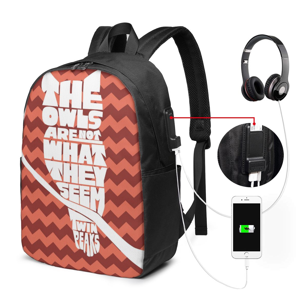 Zaino Twin Peaks Red Room, bor - Women Bags For College recensione e prezzo