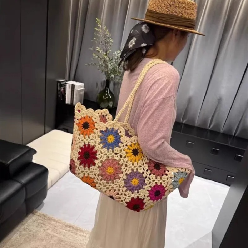 Borsa a tracolla all'uncinetto - Crochet Market Bag recensione e prezzo