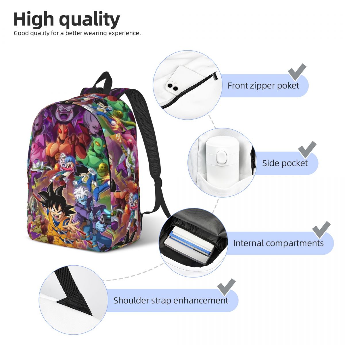 Zaino alla moda Dragon Ball DA - Women'S Bags Going Out recensione e prezzo