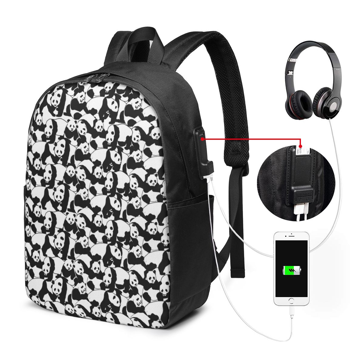 Zaino con motivo panda, borsa  - Women Bags For College recensione e prezzo